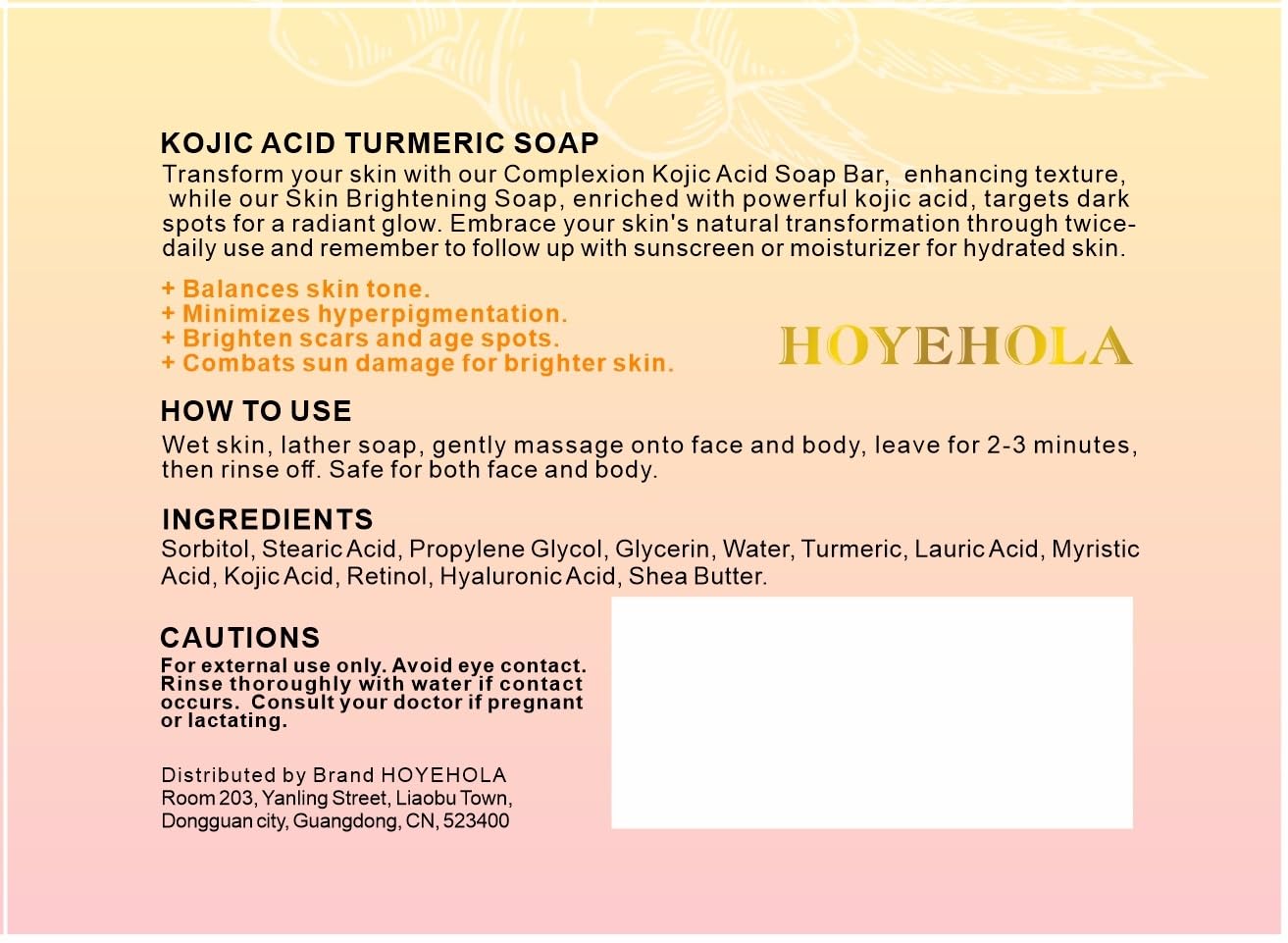 HOYEHOLA daily-use routine with soap bar for gentle cleansing and moisture.