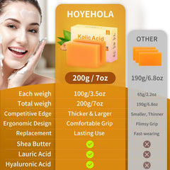 HOYEHOLA natural ingredients like shea butter and coconut oil for skin nourishment.