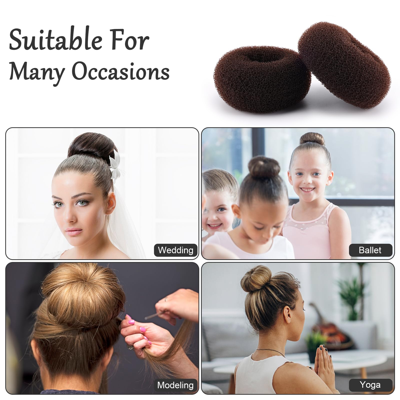Lightweight durable sponge bun maker in brown