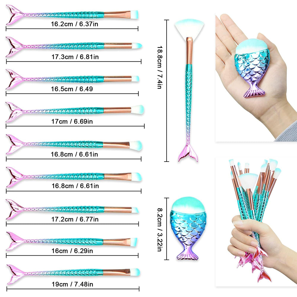 HOFASON gift-box ready makeup brushes set for teens and women