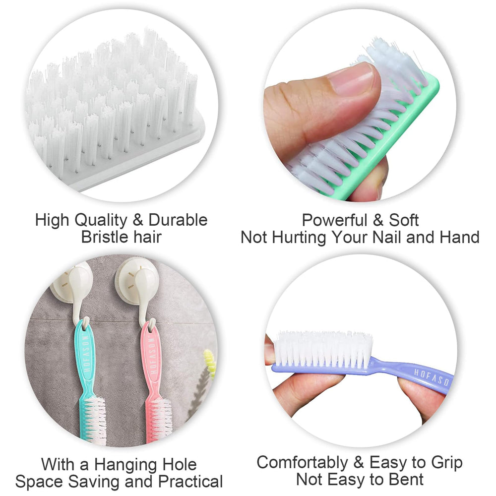 HOFASON nail brush available in color varieties for daily use.