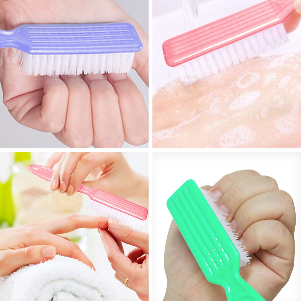 HOFASON compact travel nail brush fits in bags.