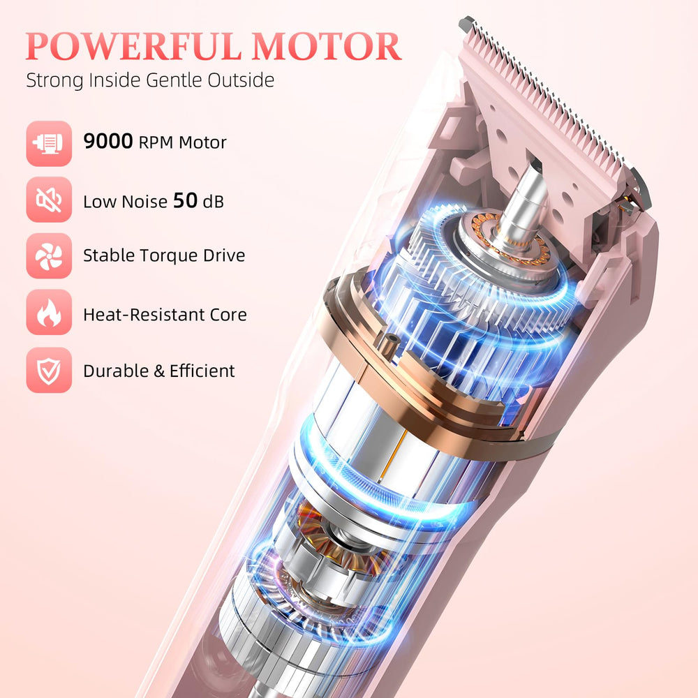 HOHOLE facial razor head close-up for precise, gentle shaping.
