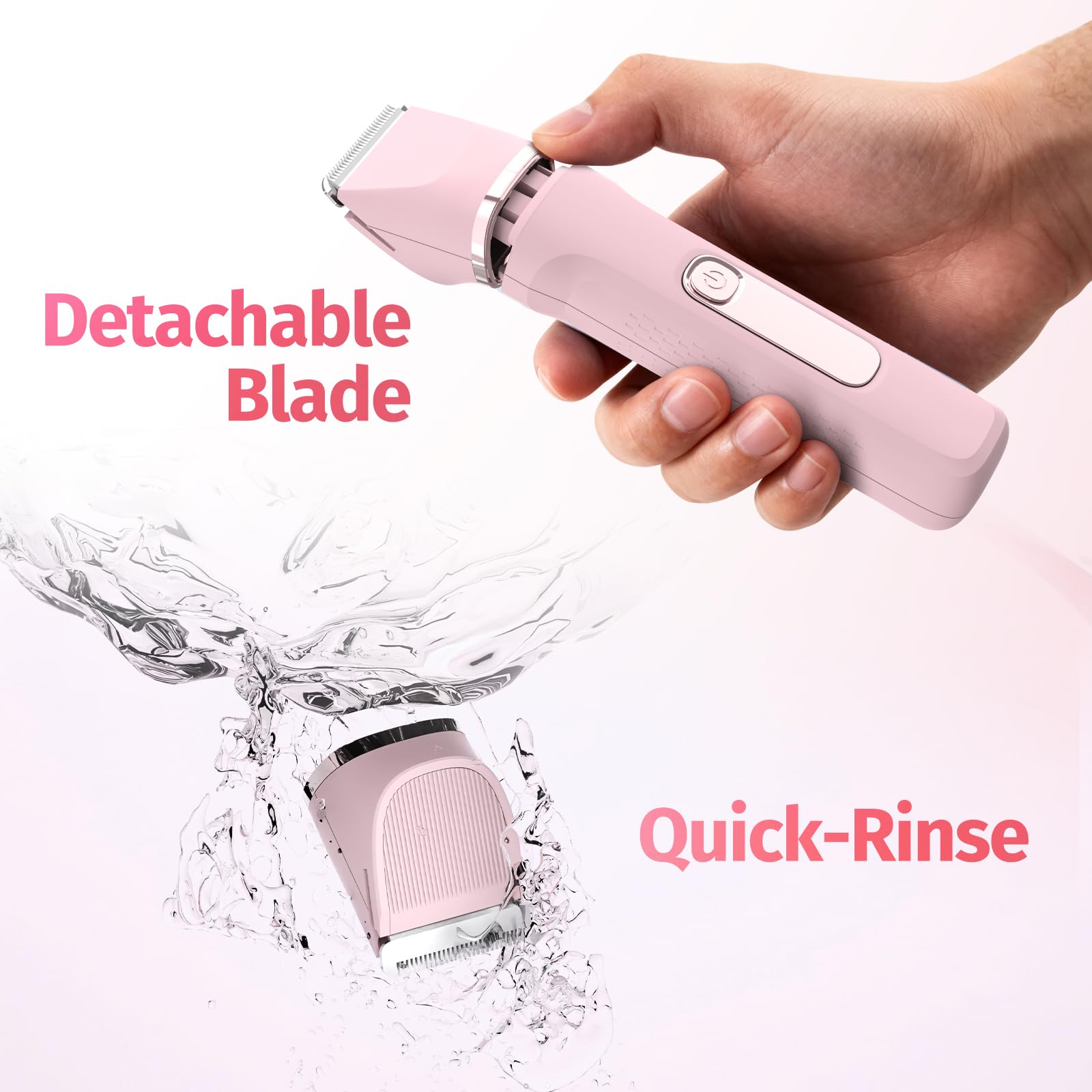 HOHOLE USB charging dock keeps the trimmer organized and ready.
