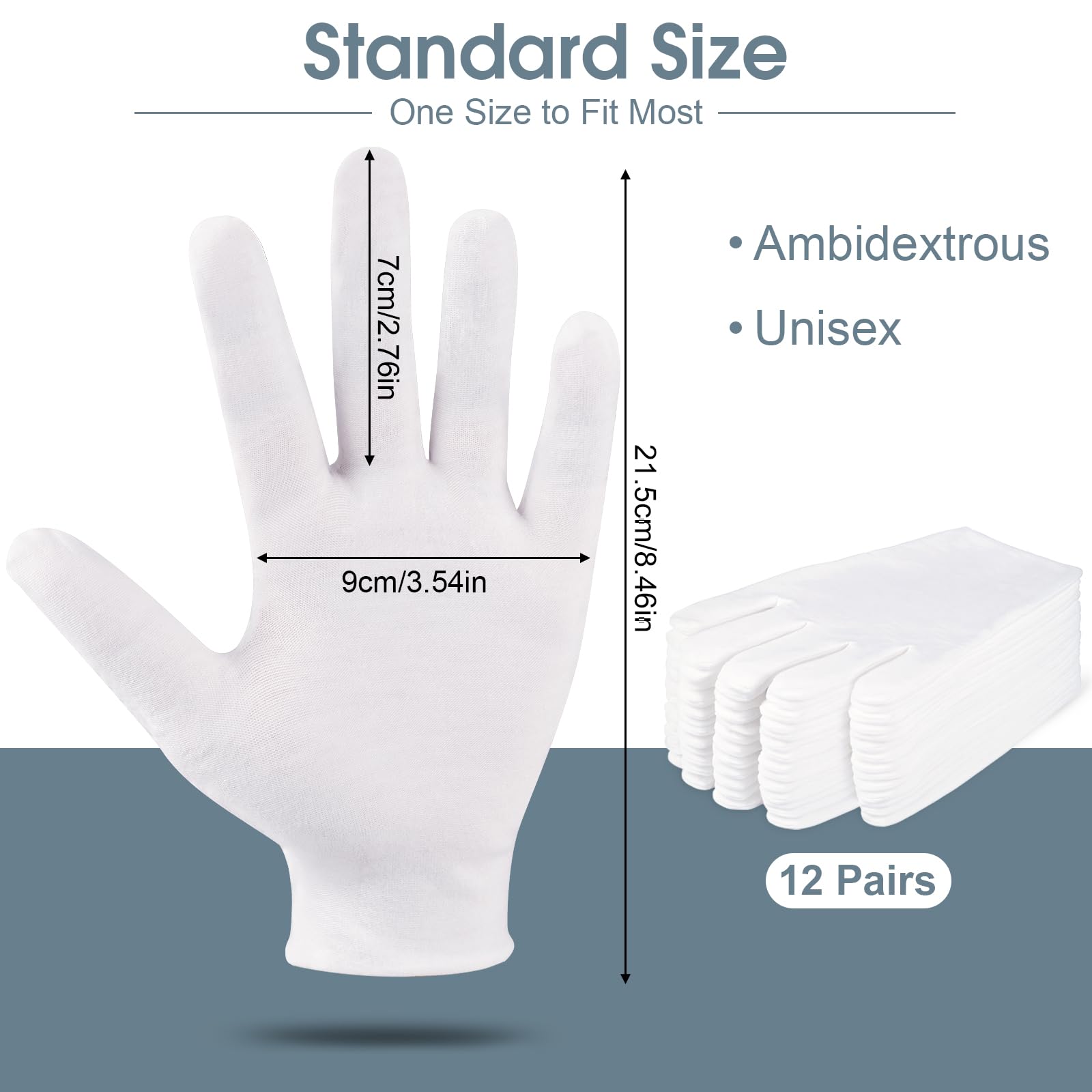 Guantes Hoiny transpirables de algodón-poliéster para uso diario.