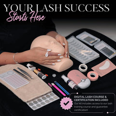 HOKA lash extension kit tweezers for precise application and control.