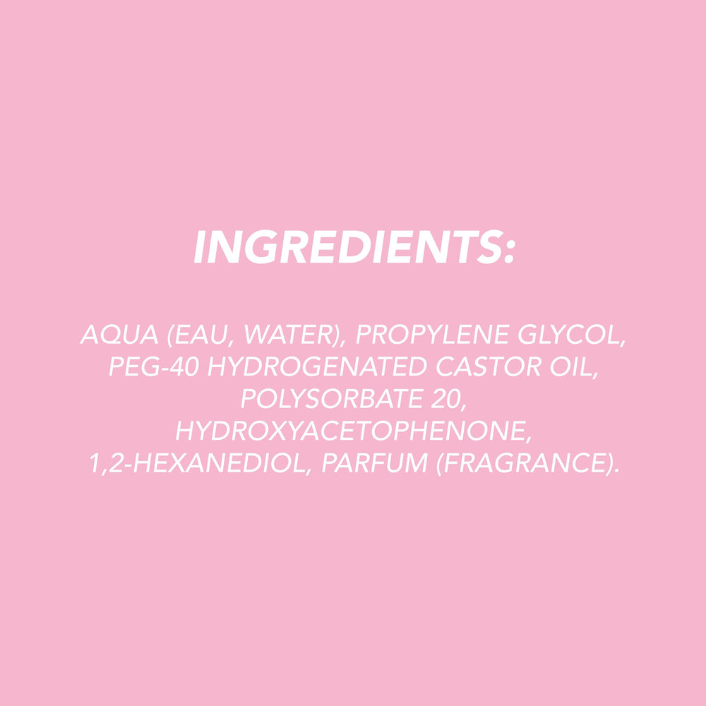 Sleek bottle with mist ready for a mood-boosting moment.