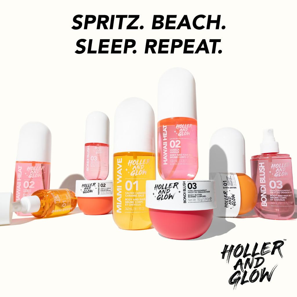 Holler & Glow Hawaii Heat packaging box presents a gift-ready look