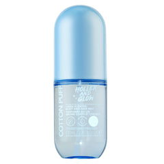 Holler & Glow Cotton Puff Mist bottle with linen scent for daily refreshment.
