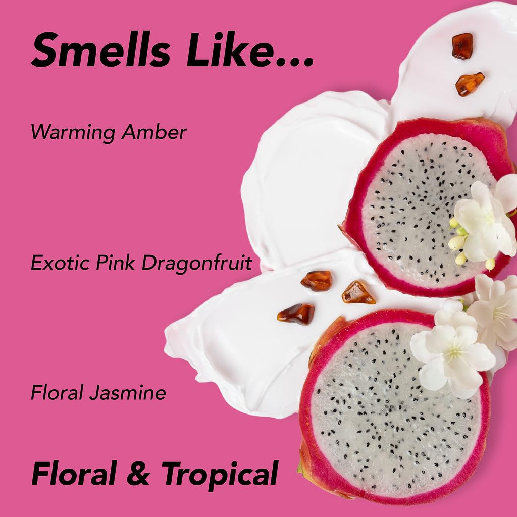 Applying Holler & Glow Bondi Pink Dragonfruit Body Butter for silky, hydrated skin.