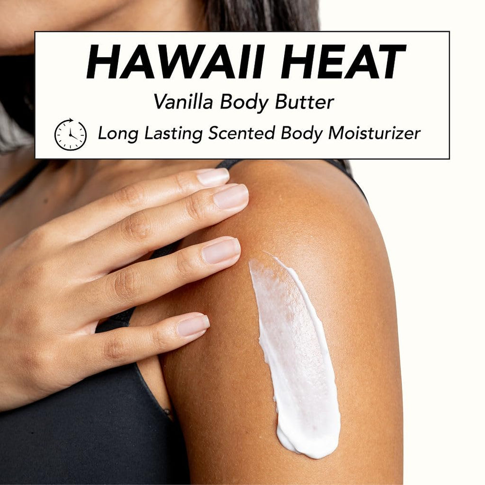 Holler & Glow Hawaii Heat body butter texture shows rich nourishment