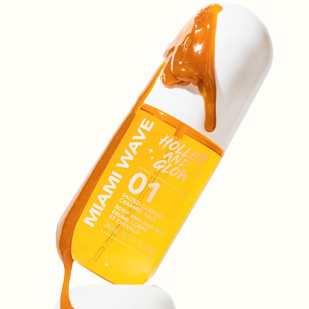 Holler & Glow Miami Wave bottle with coconut focal point.