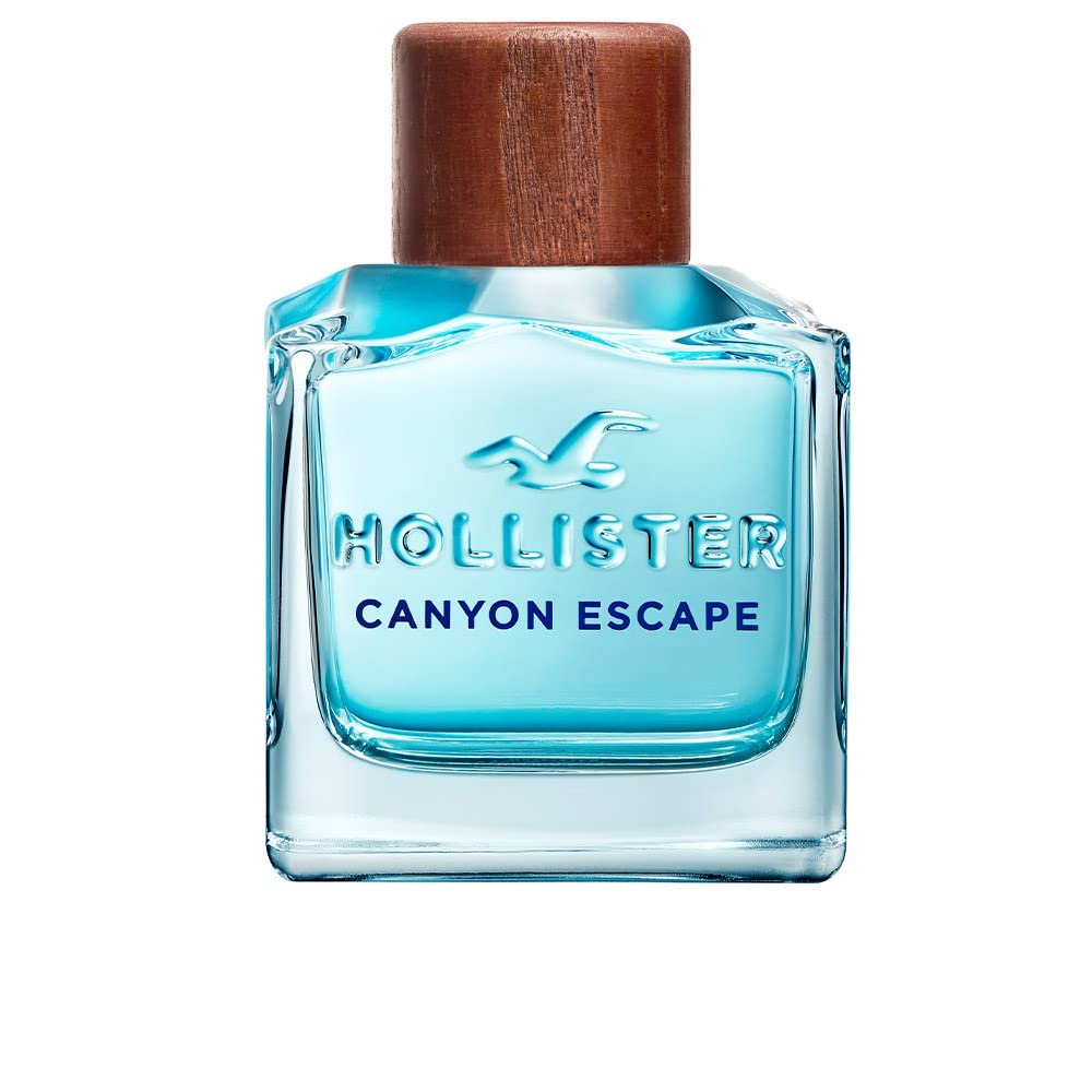 Hollister Canyon Escape bottle front view for daily, memorable fragrance.