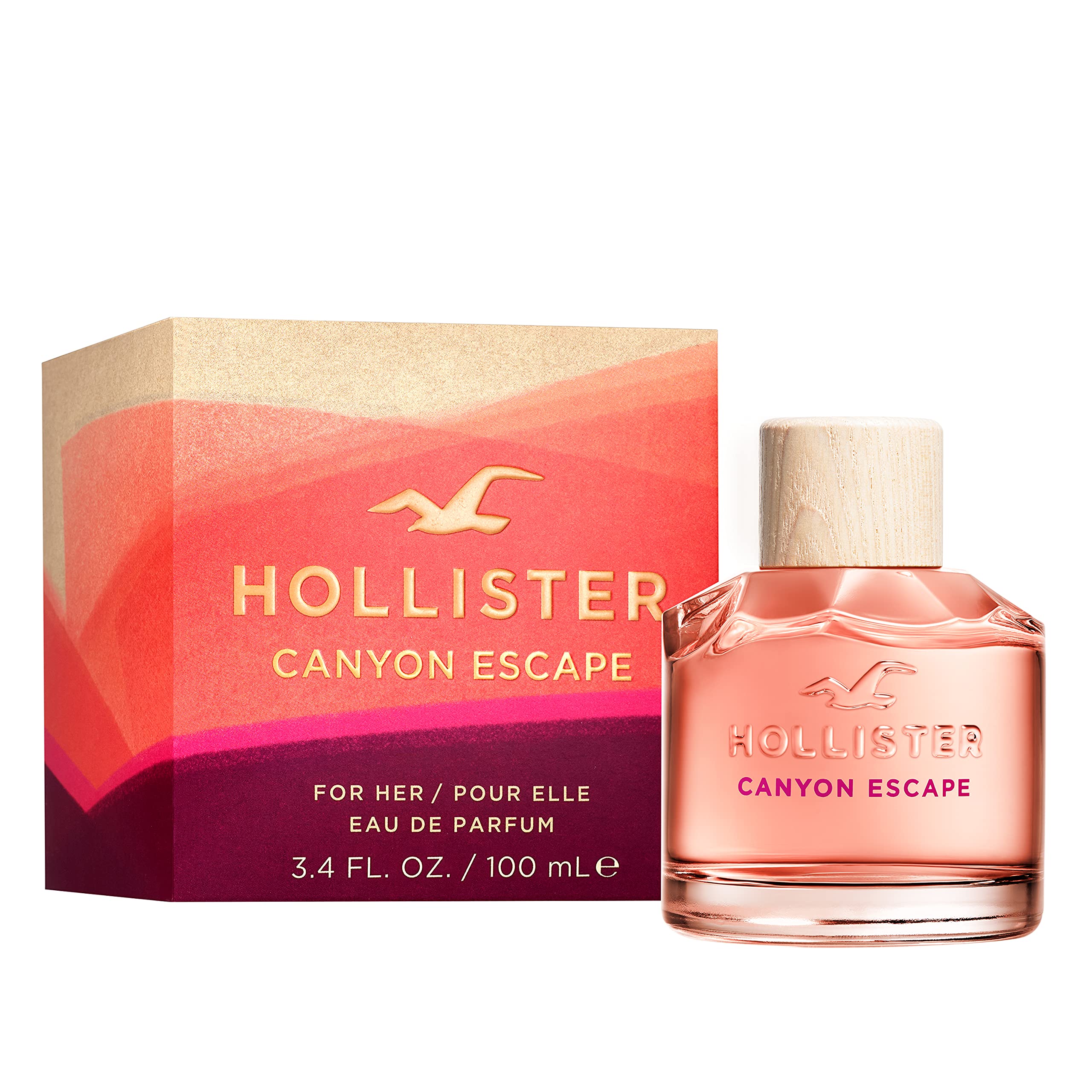 Hollister Canyon Escape spray dispense near cap for easy application