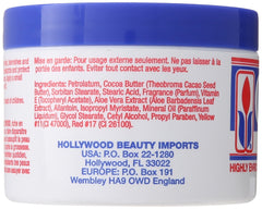 Textura suave de la crema de cacao de Hollywood Beauty