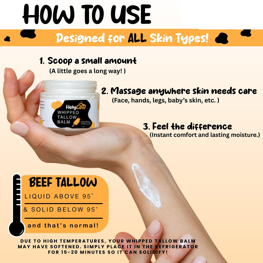 HolyCow tallow balm for babies illustrates safe moisture during diaper changes
