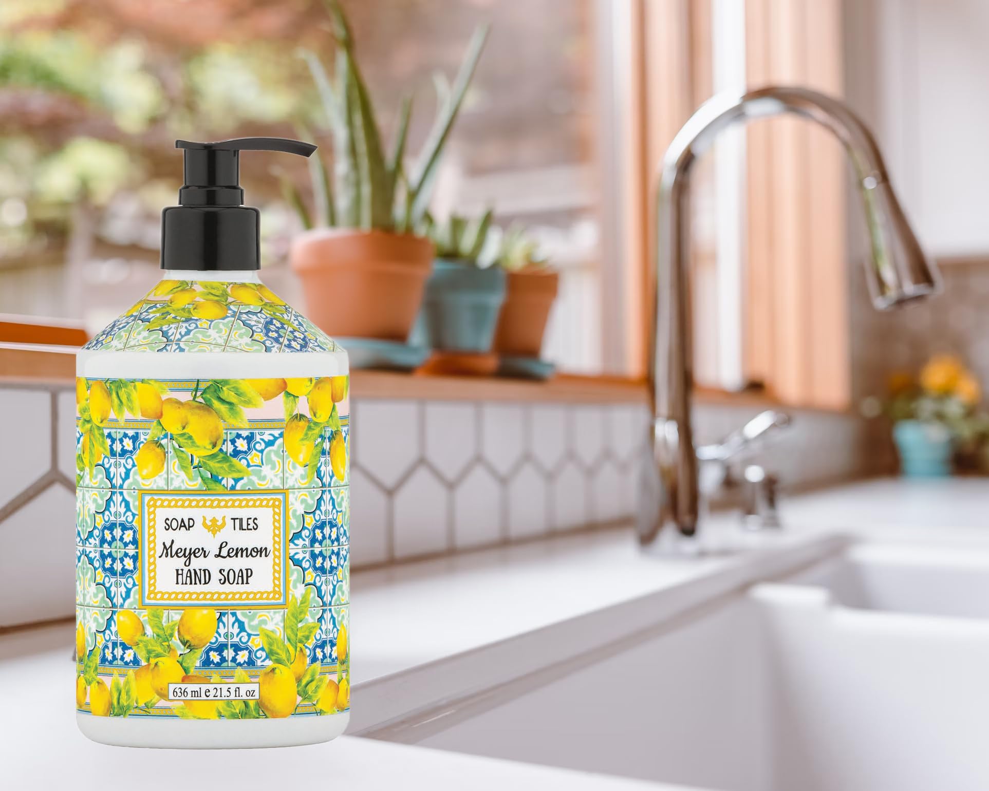 Home & Body Company Olive Thyme hand soap bottle pump for aroma-rich cleansing and moisture