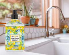 Home & Body Company Olive Thyme hand soap bottle pump for aroma-rich cleansing and moisture