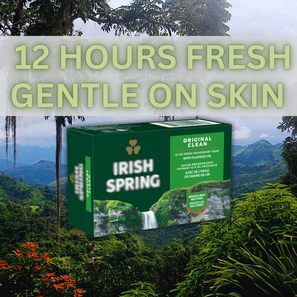 Paquete de 20 barras Irish Spring Original Clean para la familia.