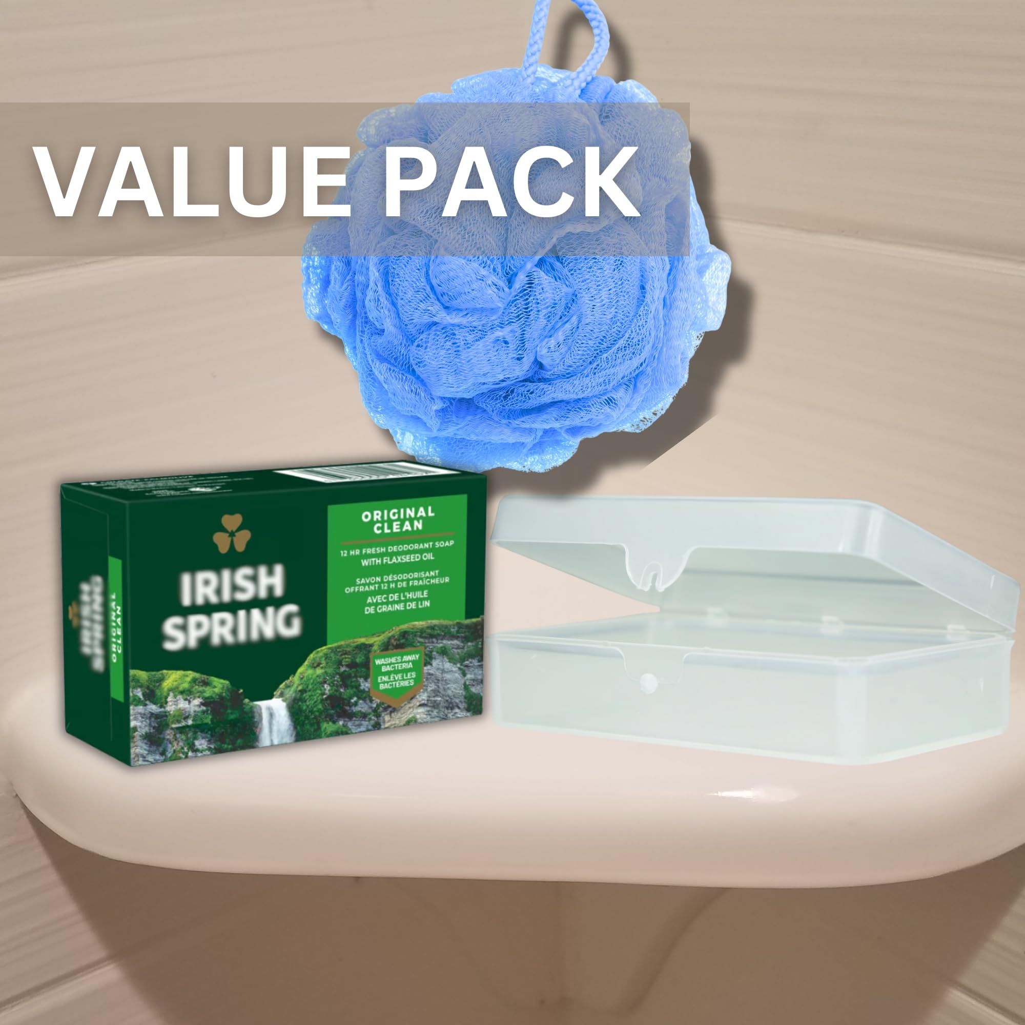 Textura cremosa y aroma fresco de Irish Spring Original Clean.