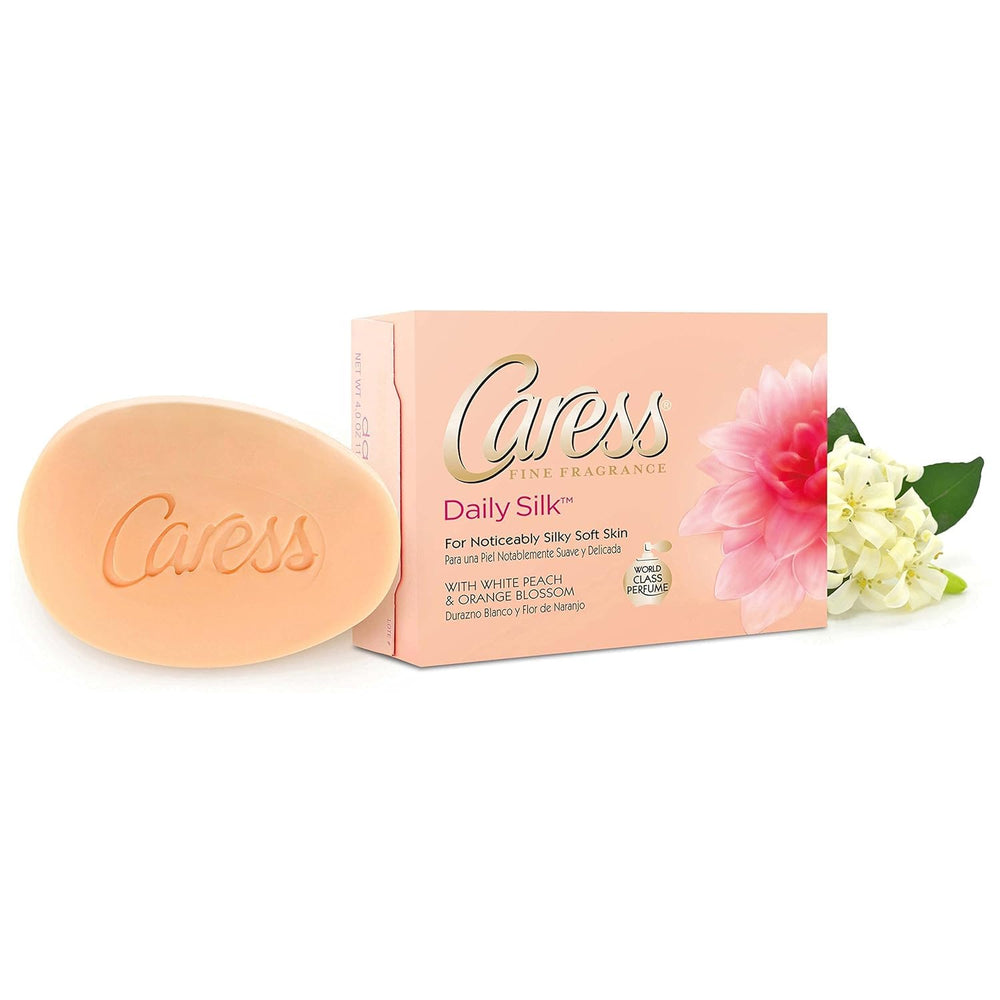 Caress Daily Silk fragancia pesca blanca para una sensación fresca