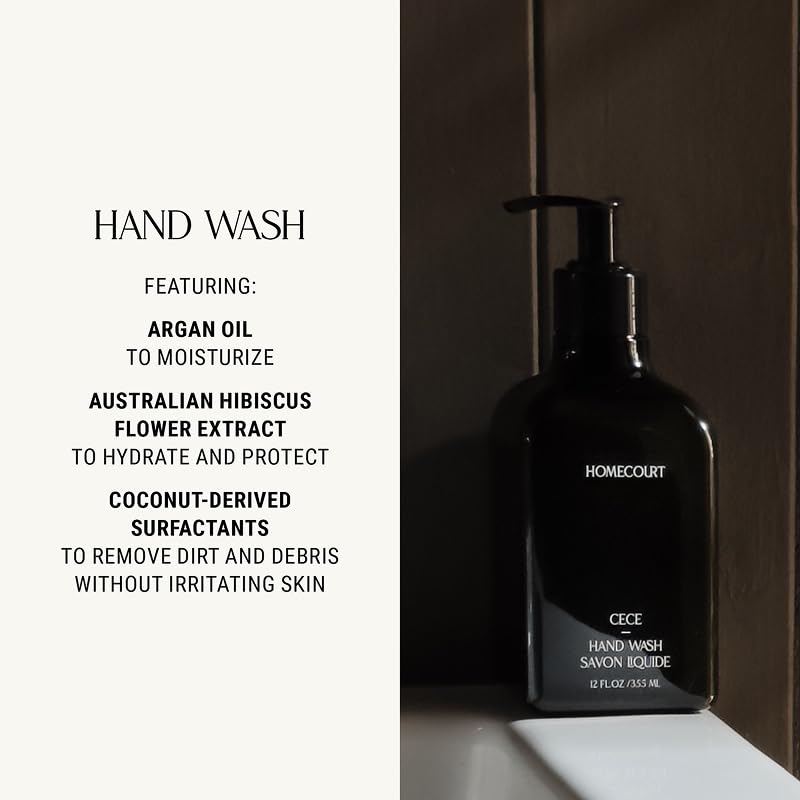 Homecourt Neroli Leaf hand wash pump action provides easy lather and fragrance release