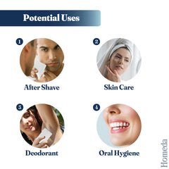 Homeda Alum Block face-care ready for gentle daily use