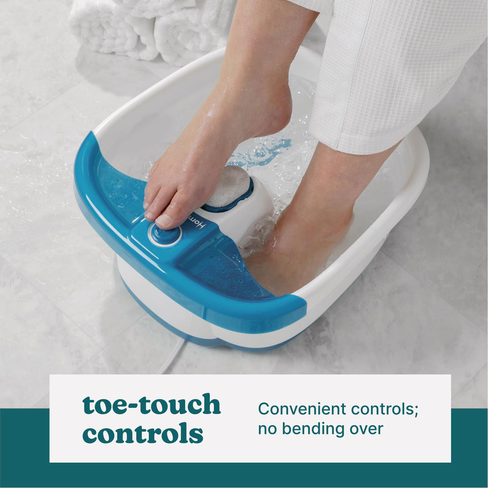 Homedics Bubble Mate Foot Spa raised massage nodes target pressure points