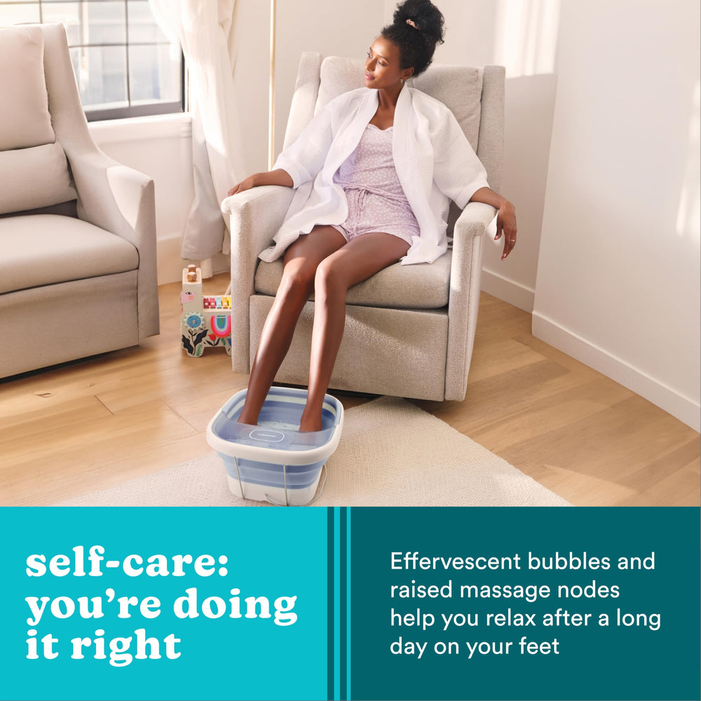 HoMedics Smart Space Footbath contents, salts, and warranty