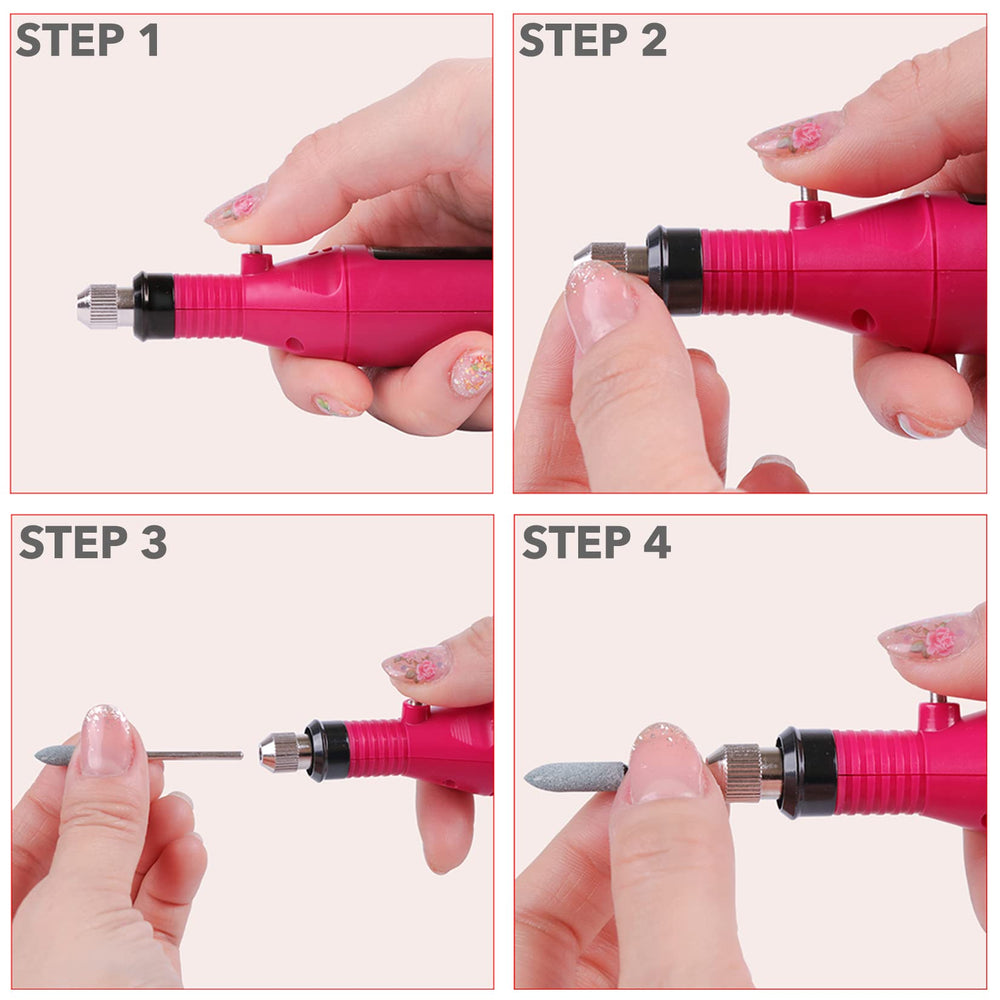 Homeet compatible with most electric manicure machines for broad compatibility.