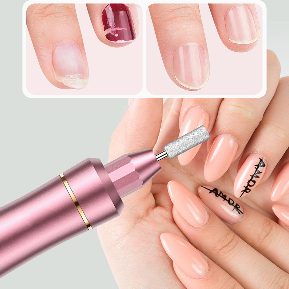 Homeet drill bits designed for natural and artificial nails.
