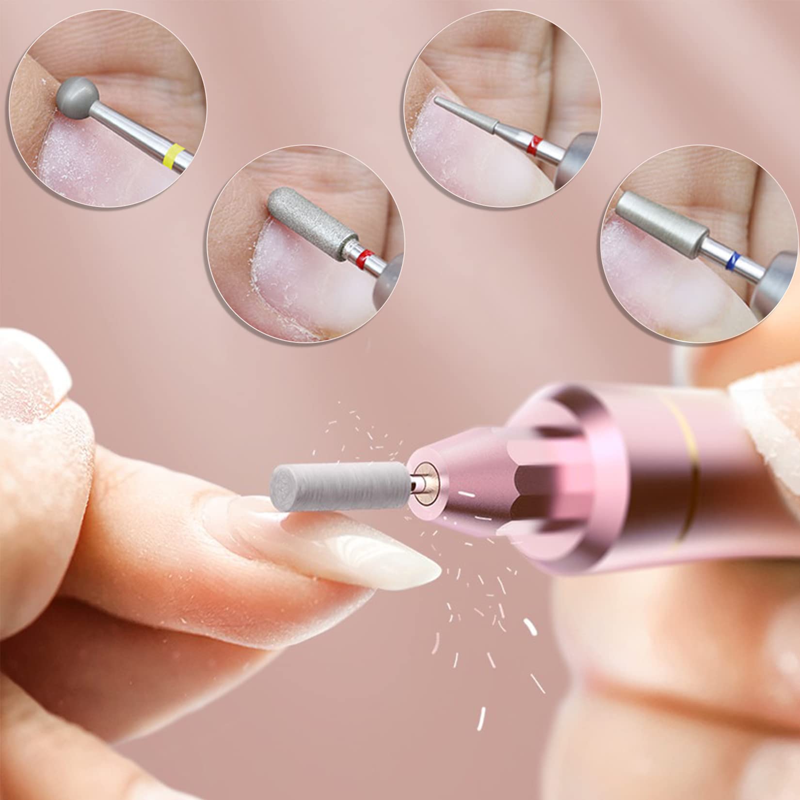 Homeet professional manicure drill set for salon and home use.