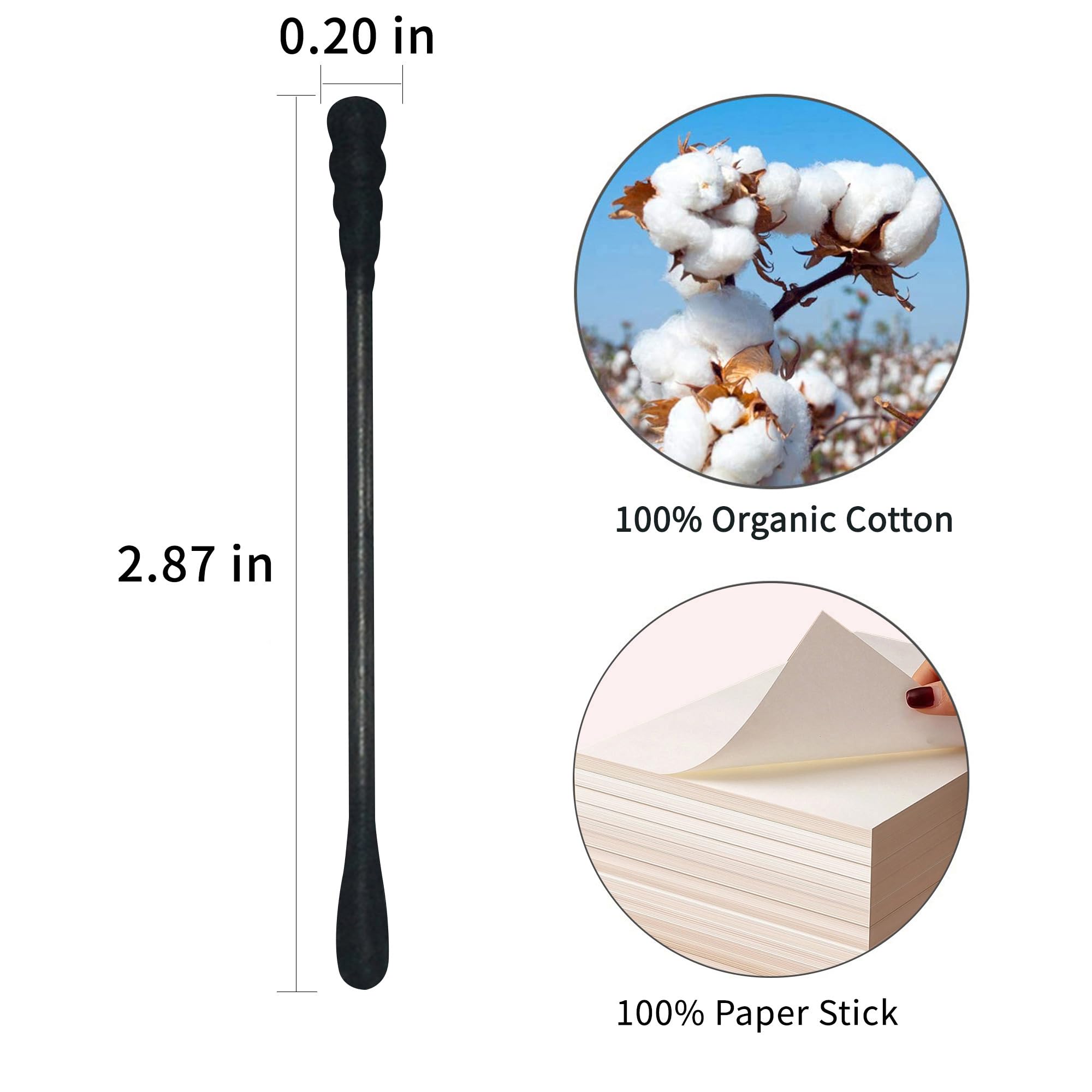 HOMEFOX cruelty-free swabs suitable for sensitive routines