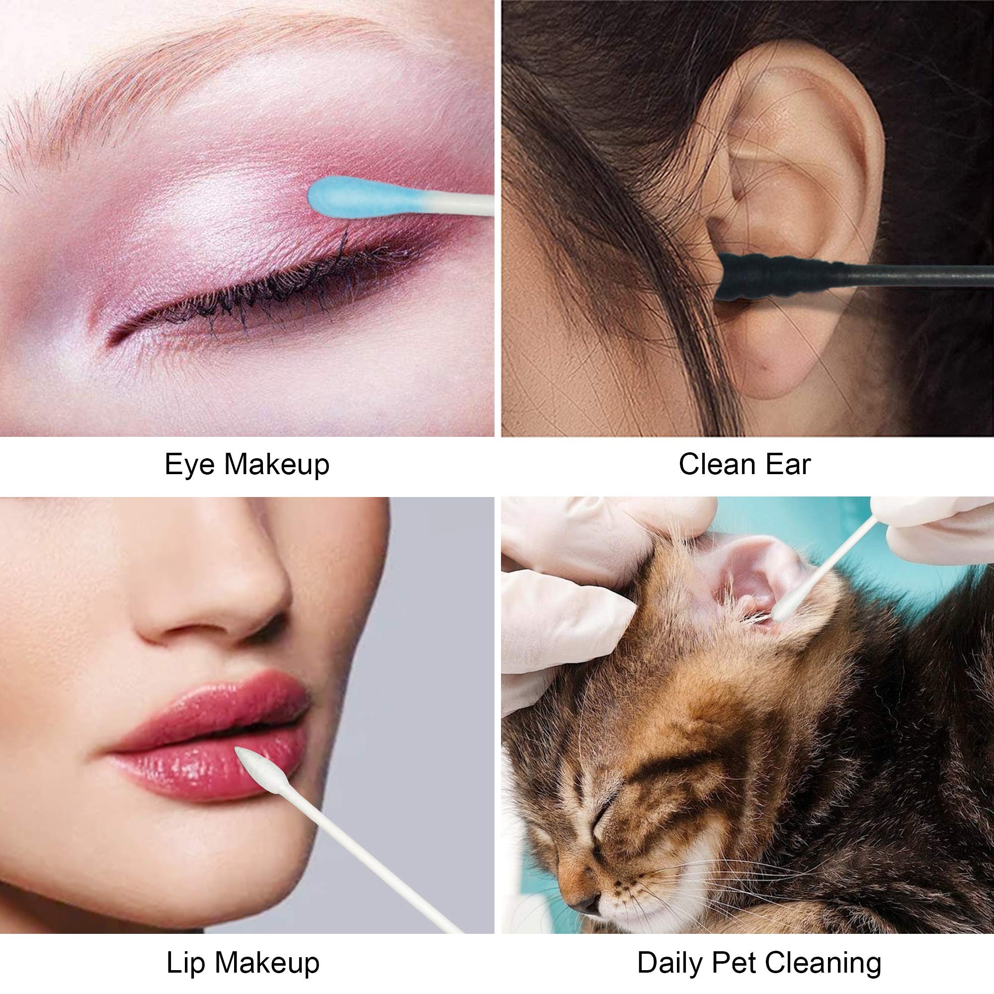 HOMEFOX makeup application and removal with soft-touch cotton