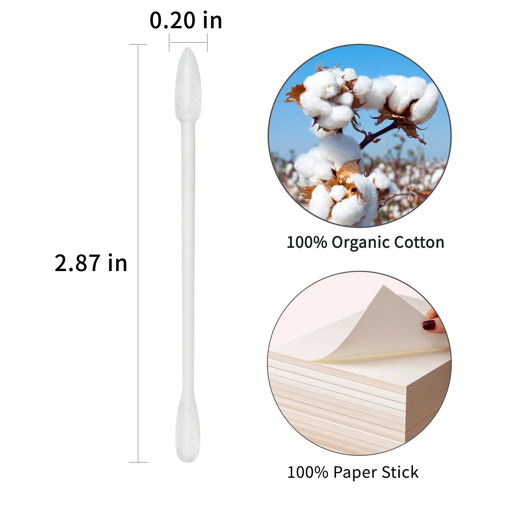 HOMEFOX precision-cleaning swabs reach tiny spots with ease.
