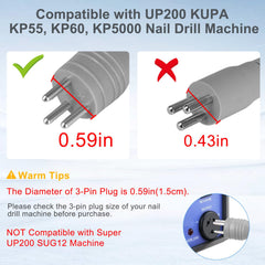 HoMove handpiece with KP55/KP60 setup for precise shaping.