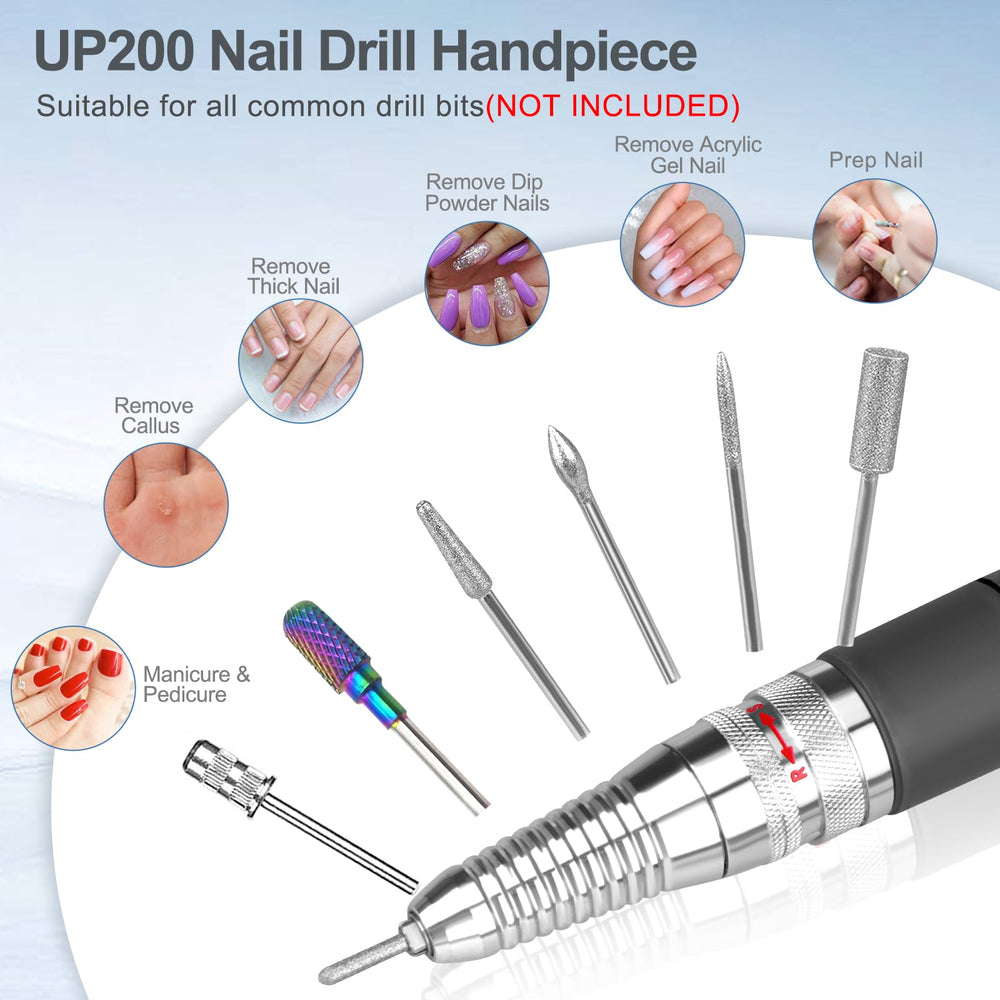 Quiet operation reduces noise during manicures and pedicures.