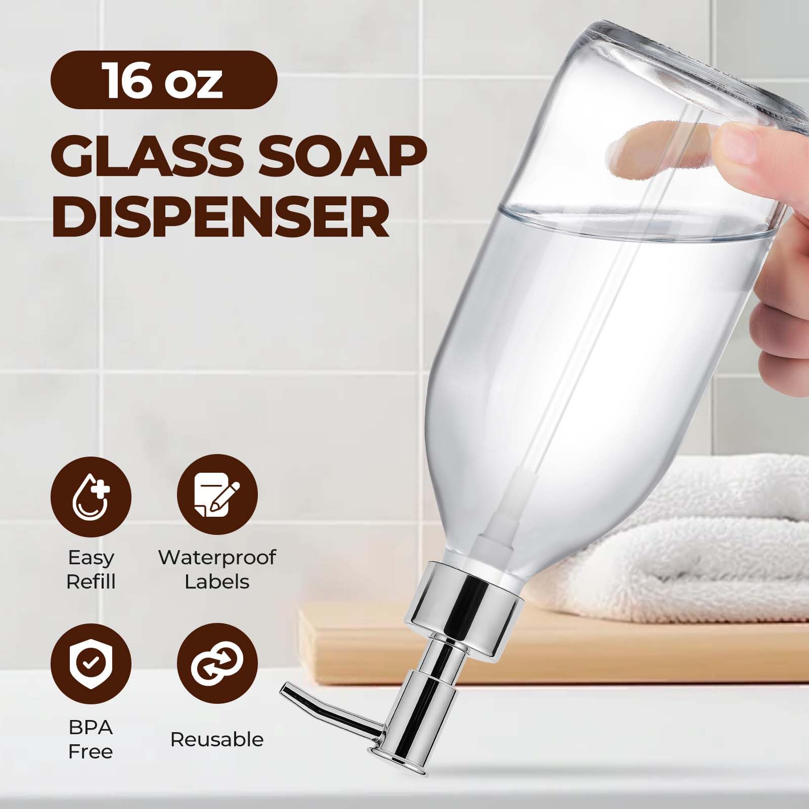 HomePicker 2CC pump dispensing mechanism for mess-free use