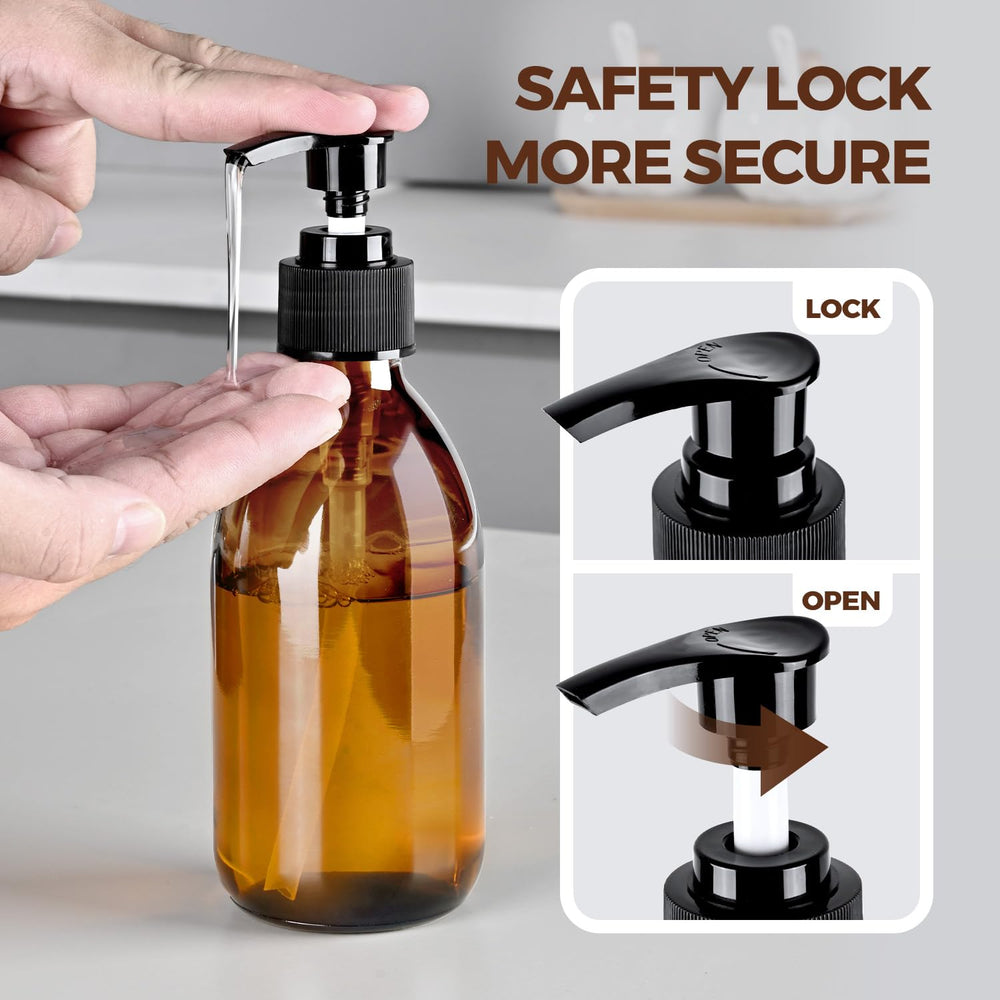 HomePicker leakproof pump closeup ensures clean surfaces and spill-free refills.