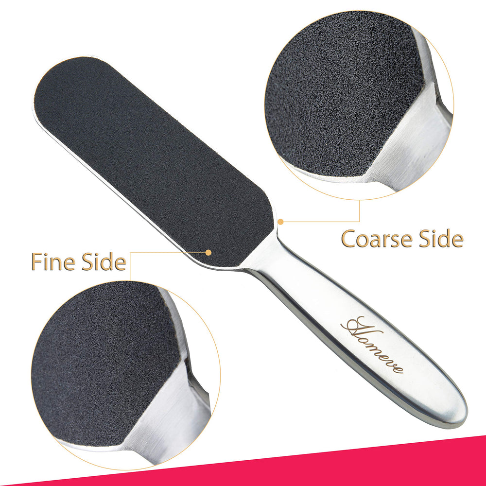 Homeve foot file with large pad surface for faster smoothing of rough skin