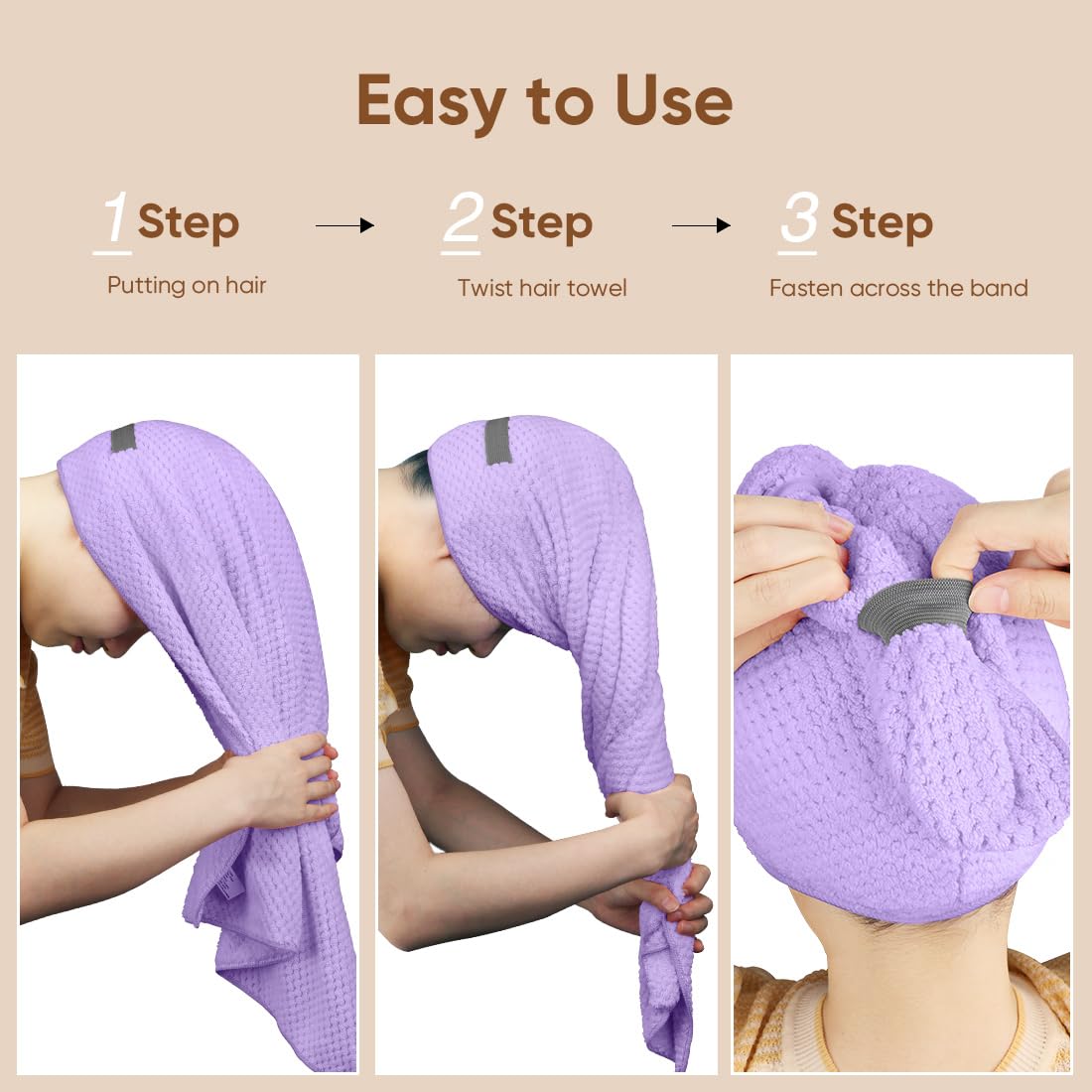 Ideal para rizos y pelos ondulados, suave con el cabello.