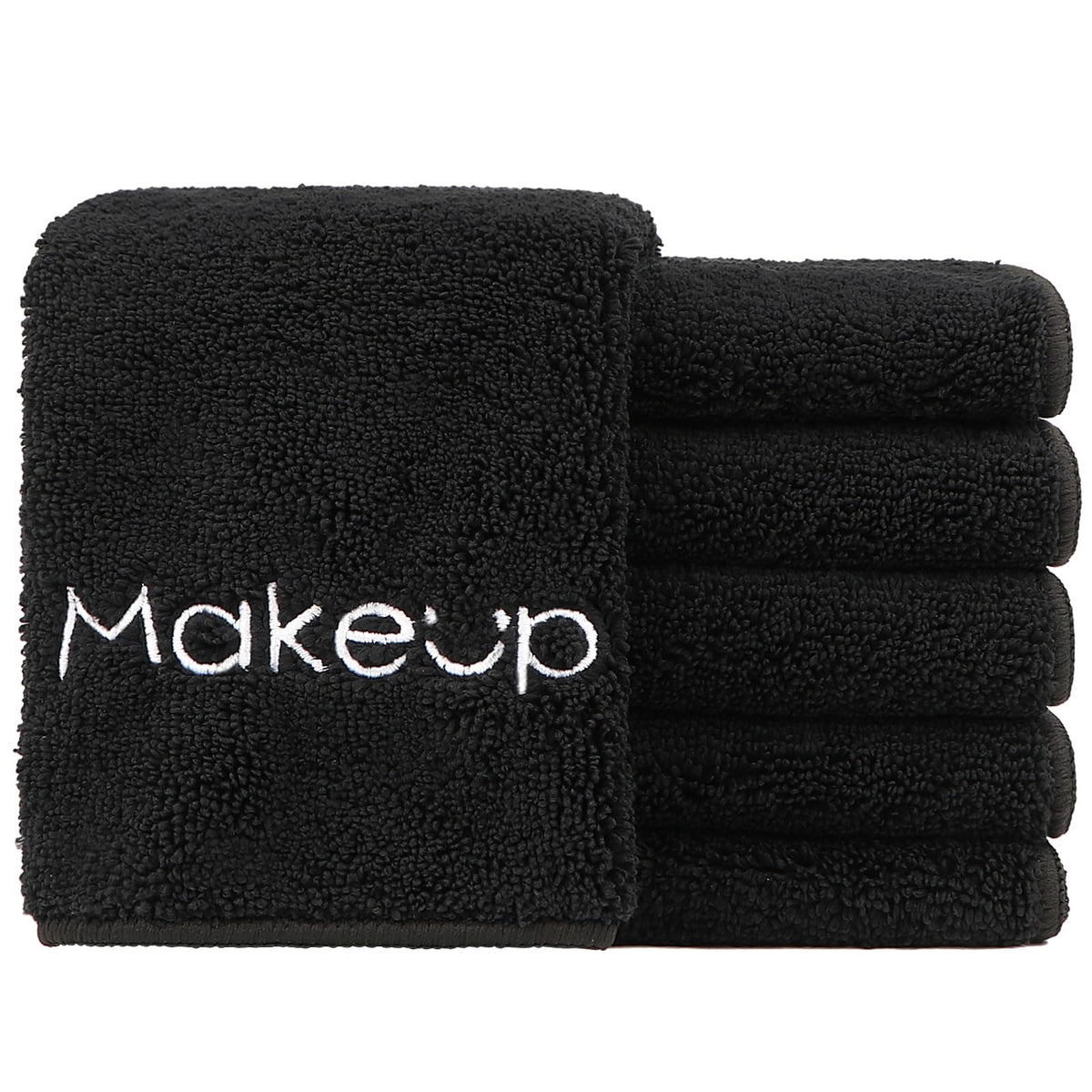 HOMEXCEL makeup remover cloth soft 13x13 for gentle makeup removal with microfiber
