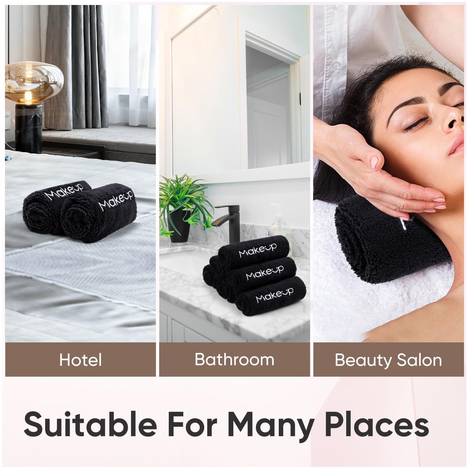 HOMEXCEL microfiber face towel quick-dry design for fast cleansing sessions