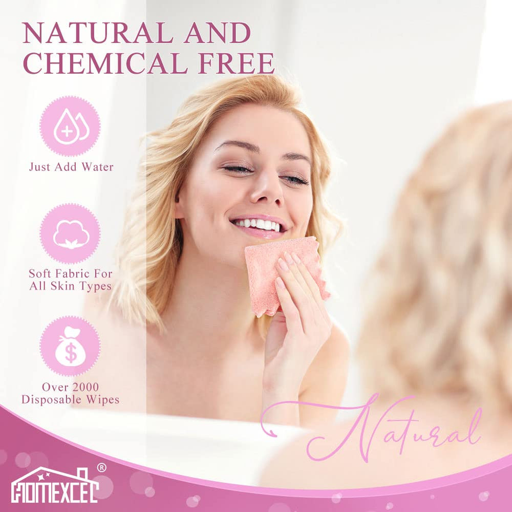 HOMEXCEL retiro maquillaje con paño multifuncional sin necesidad de aceites