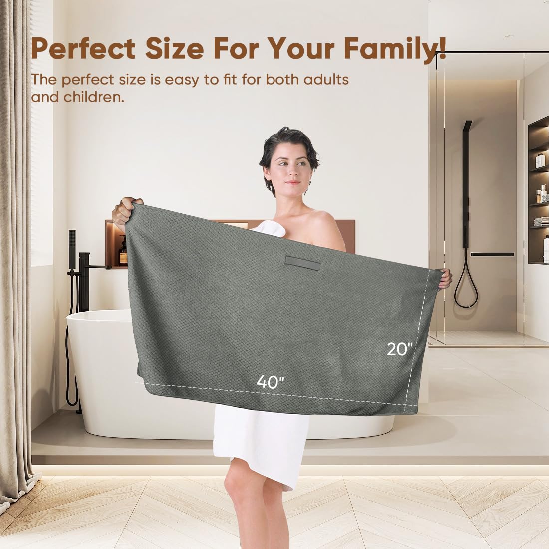 HOMEXCEL toalla microfibra ligera, ideal para viajar, gimnasio y playa.