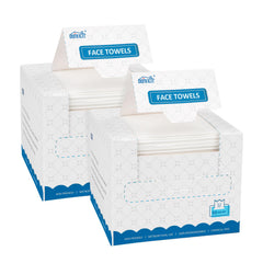 HOMEXCEL toallas faciales, dos cajas, empaque práctico para uso diario suave
