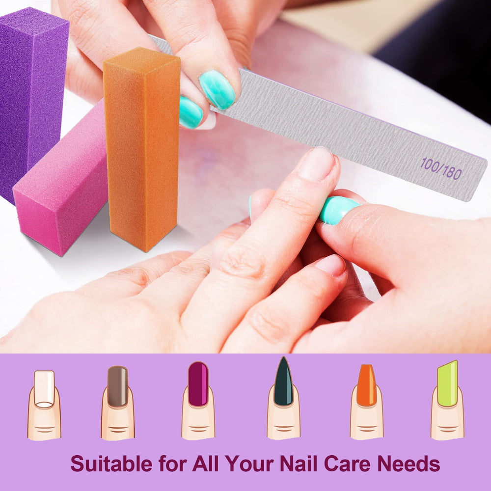 HomeyEra nail buffer block color assortment for versatile buffing