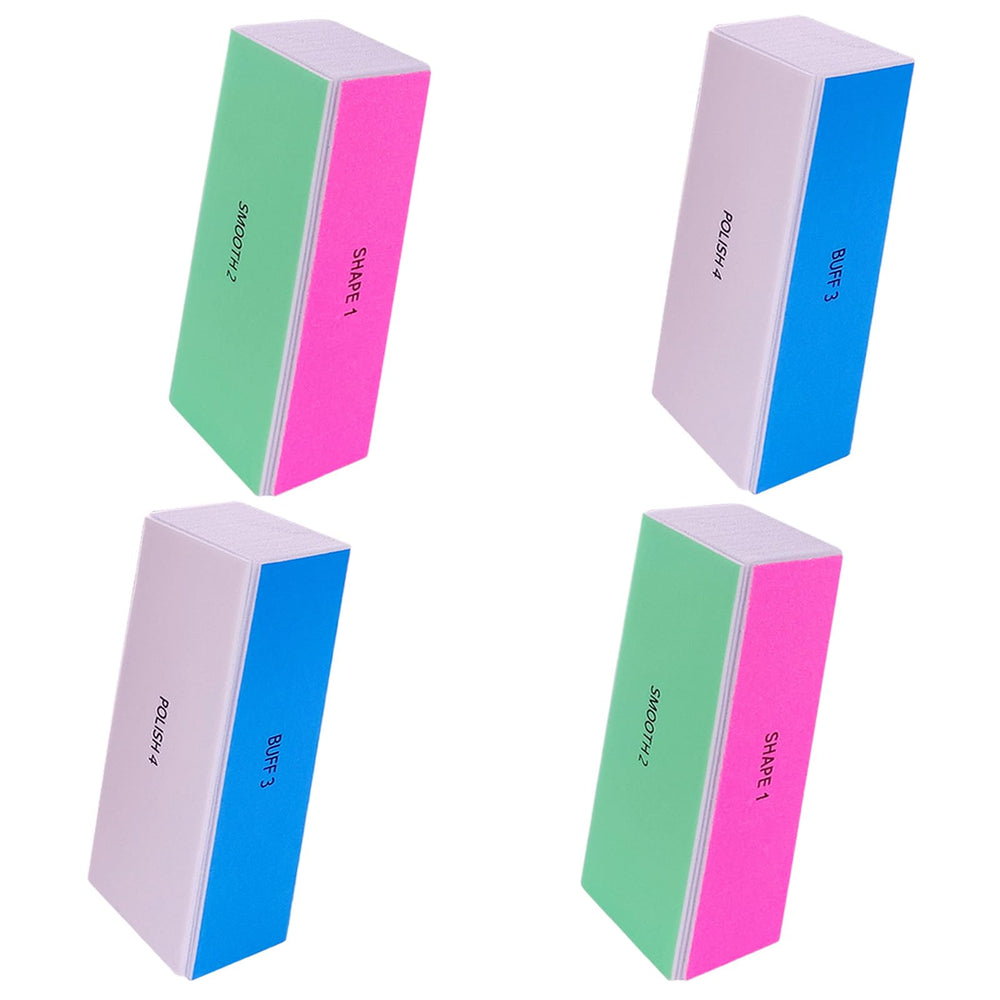 HomeyEra nail buffer block pink side shapes nails for precise, clean edges