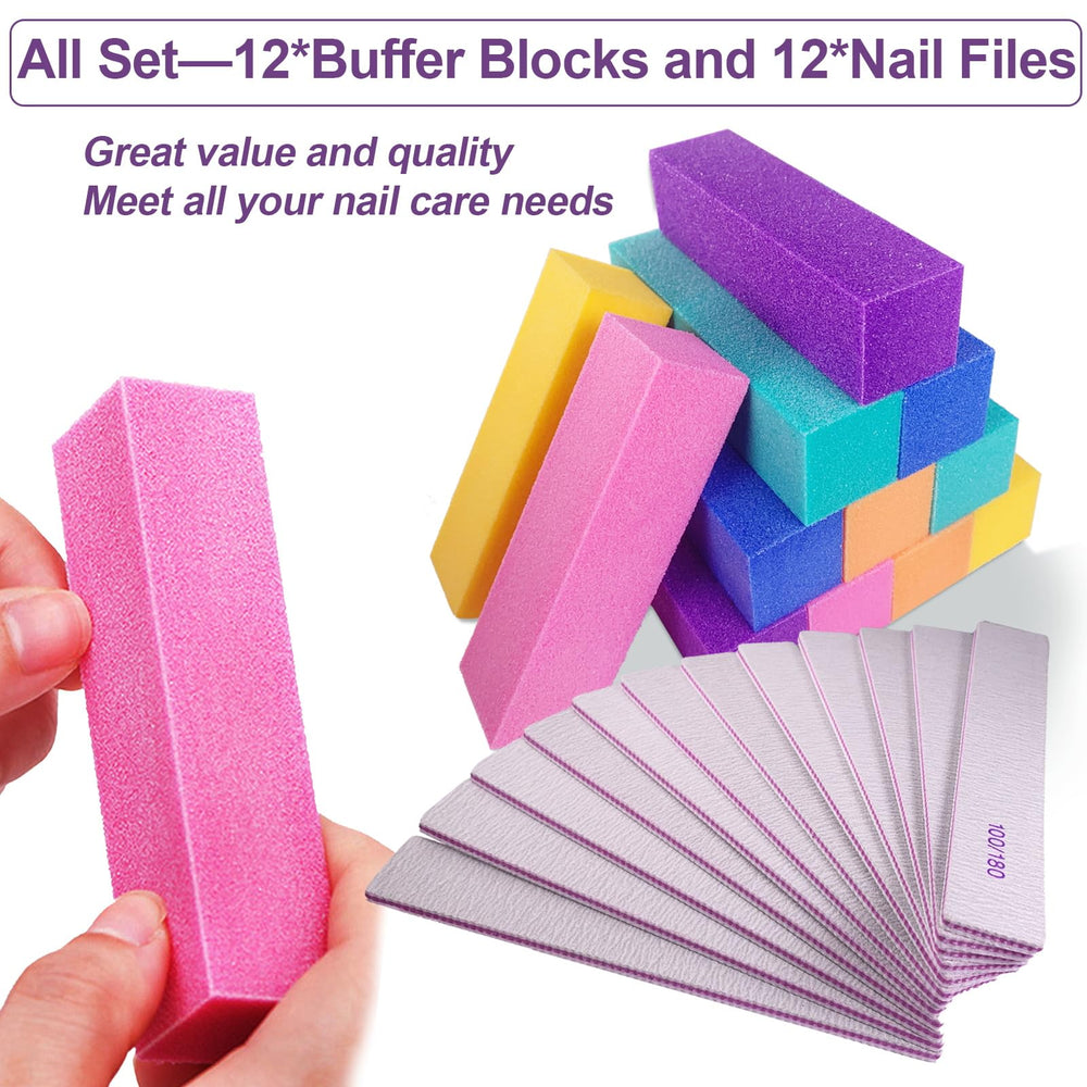HomeyEra color-packed nail care set for easy color-coded use