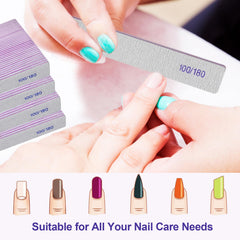 HomeyEra coarse side 100 grit for acrylics and thick nails